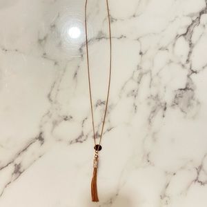 Henri Bendel Tassel necklace